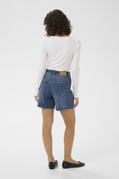 KAbrook HW Reg Fit Shorts Medium Blue Denim - 102272 - 10511727 Thumbnail