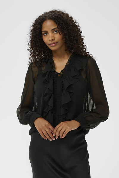 KAmarcella Blouse Black Deep - 100121 - 10511731 Thumbnail