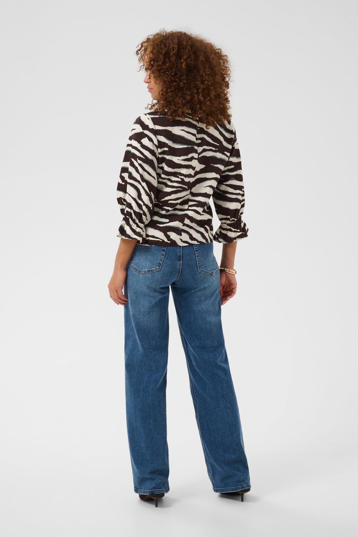 KAviky Blouse Coffee Bean/Turtledove Animal - 10511735