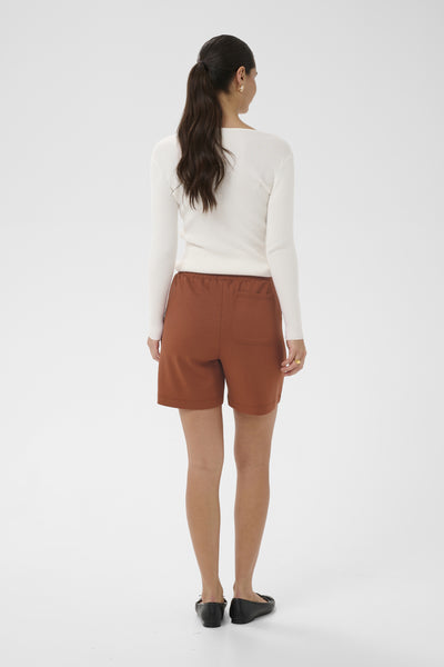 KAannie Jersey Shorts Henna - 191334 - 10511810 Thumbnail