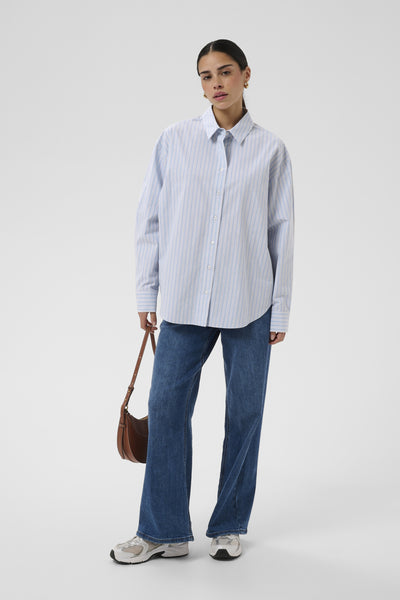 KAaster Shirt Blue Fog Chalk Black Stripe - - 10511814 Thumbnail