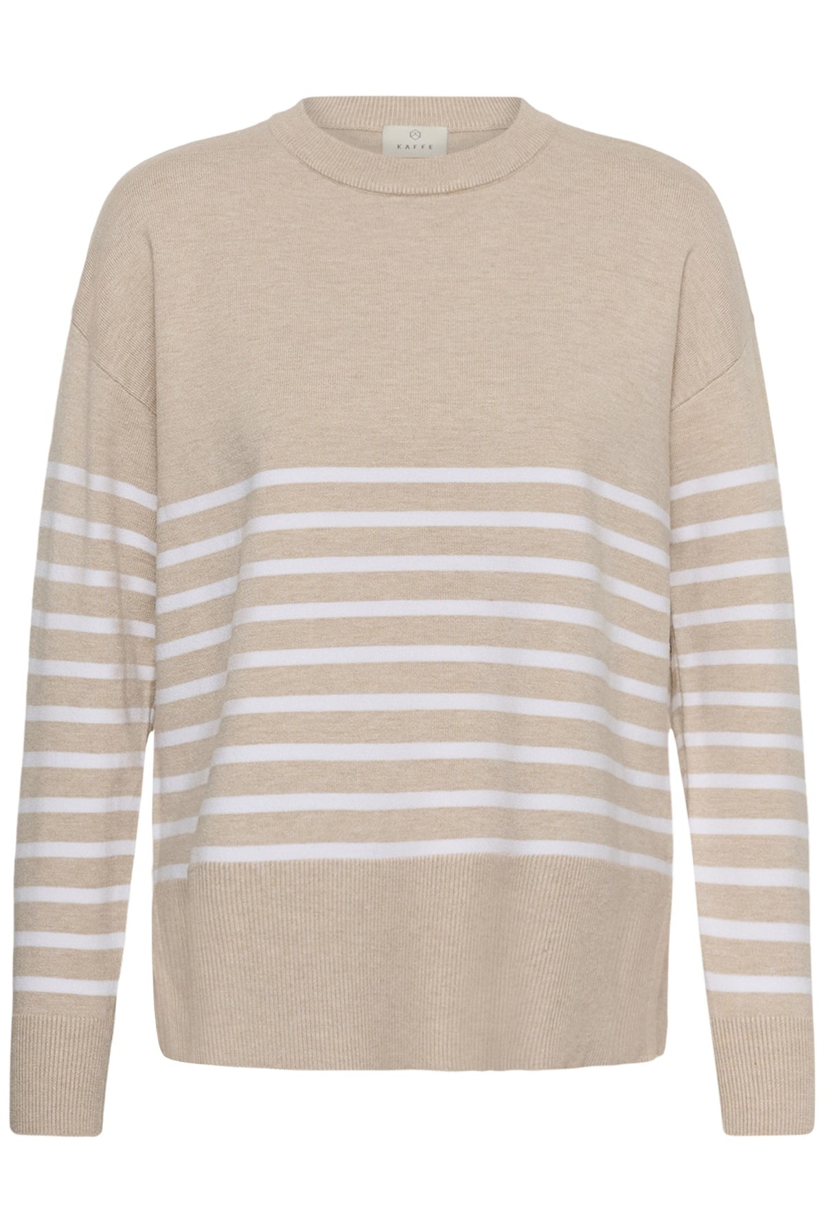 KAlimone Pullover Knit Feather Gray Mel/Chalk Stripe - 10511830