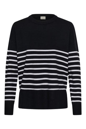 KAlimone Pullover Knit Black/Chalk Stripe - 1000352 - 10511830