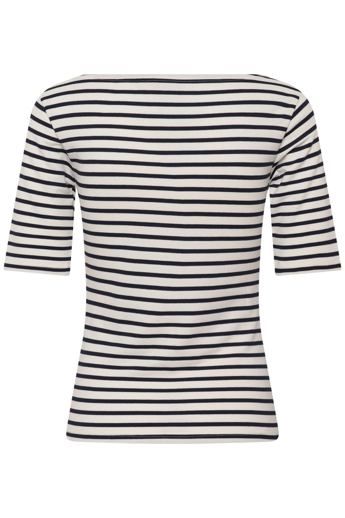 KAliddy boatneck T-Shirt Chalk/midnight Marine - 109526 - 10511832
