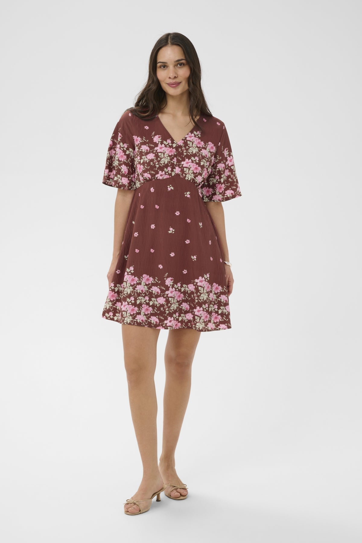 KArosine Dress Henna Border Flower - 1000074 - 10511833