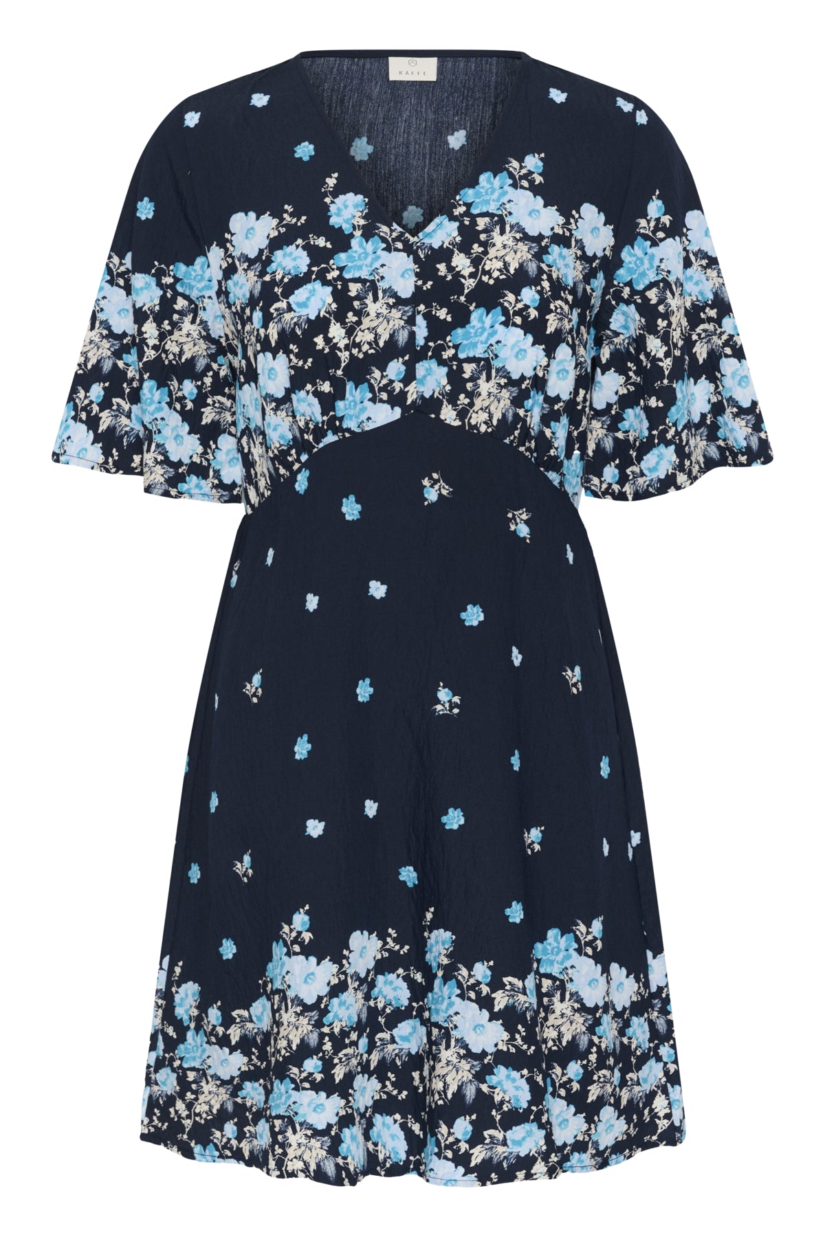 KArosine Dress Midnight Marine Border Flower - 10511833