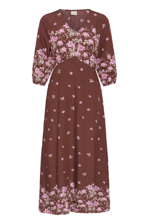 KArosine Long Dress Henna Border Flower - 1000074 - 10511834