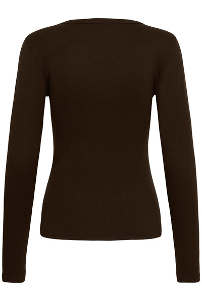 KAliddy V-Neck T-Shirt Coffee Bean - 190915 - 10511897 Thumbnail