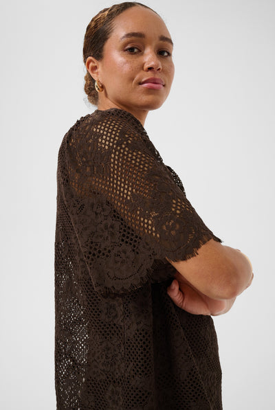 KAcornelia Lace Blouse Coffee Bean - 190915 - 10511919 Thumbnail