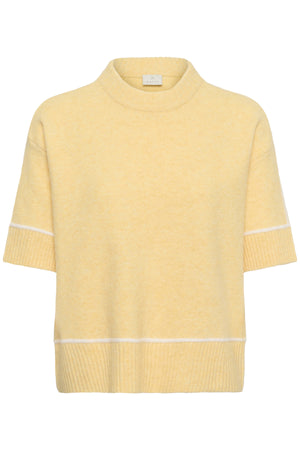 KAjinie Knit Pullover1/2 sleev Sunlight Melange - 1308221 - 10511946