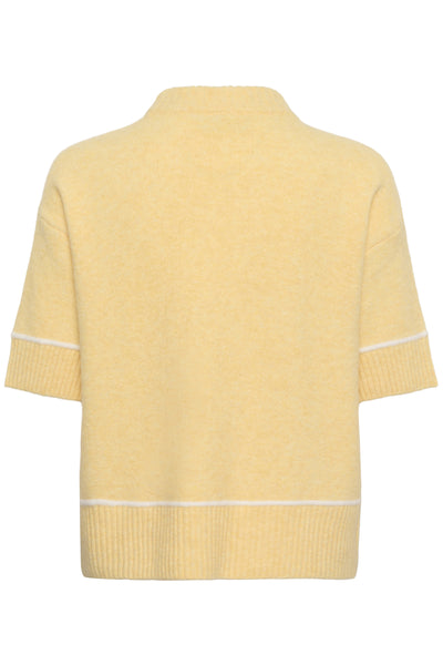 KAjinie Knit Pullover1/2 sleev Sunlight Melange - 1308221 - 10511946 Thumbnail