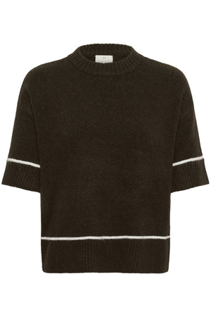 KAjinie Knit Pullover1/2 sleev Coffee Bean - 190915 - 10511946