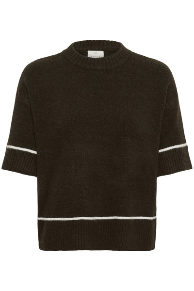 KAjinie Knit Pullover1/2 sleev Coffee Bean - 190915 - 10511946 Thumbnail