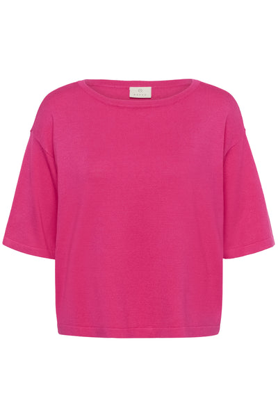 KAlizza SS Boatneck Pullover N Beetroot Purple - 182143 - 10511963 Thumbnail