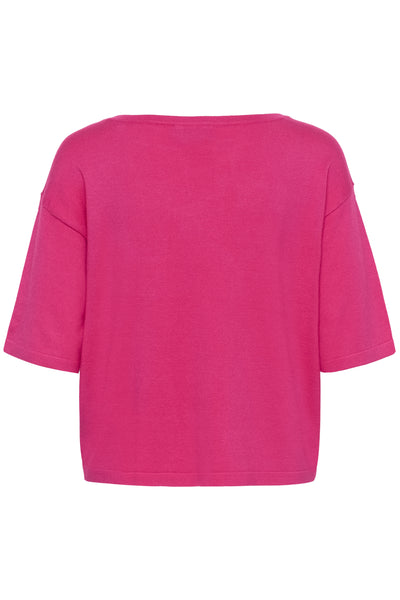 KAlizza SS Boatneck Pullover N Beetroot Purple - 182143 - 10511963 Thumbnail