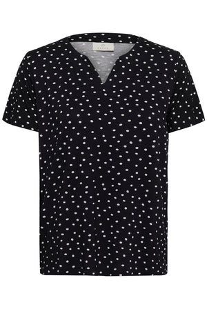 KAbella Jersey T-Shirt Black Deep/Chalk Dot - 109672 - 10511967
