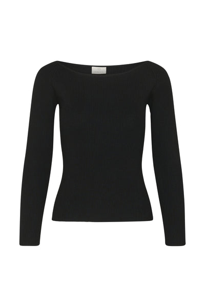 KAkiara Boatneck Pullover NO Black Deep - 100121 - 10512001 Thumbnail