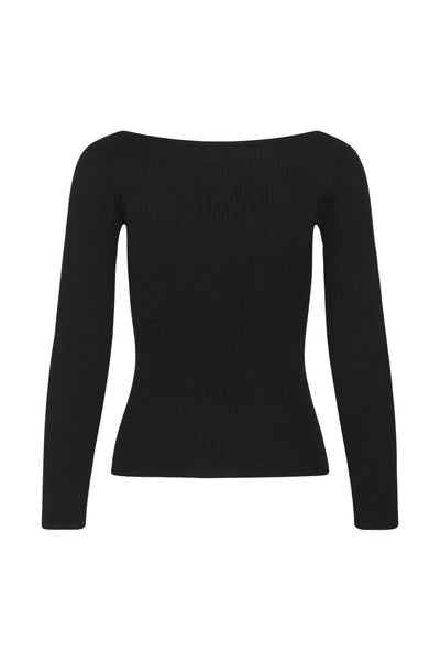KAkiara Boatneck Pullover NO Black Deep - 100121 - 10512001 Thumbnail
