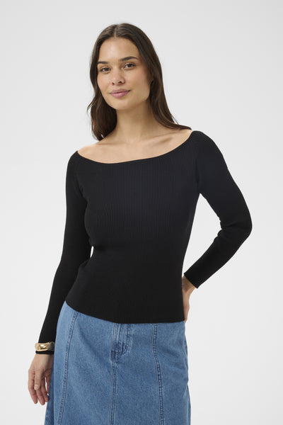 KAkiara Boatneck Pullover NO Black Deep - 100121 - 10512001 Thumbnail