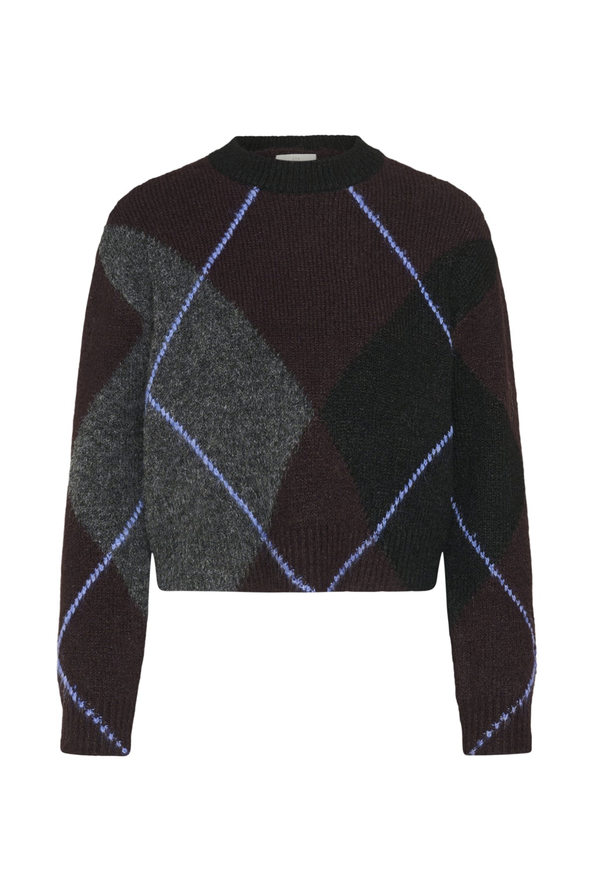KAgrith Knit Pullover Dark grey melange / Fudge - 10 - 10512015