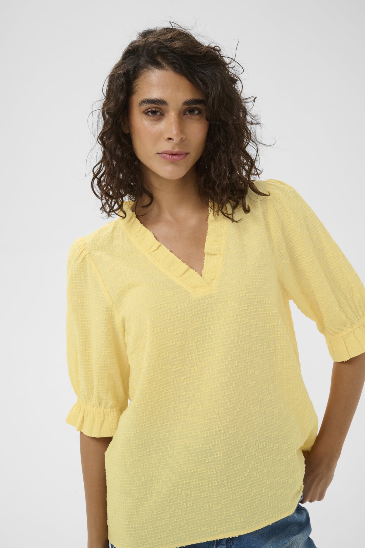 KApenelope Frill Blouse Sunlight - 130822 - 10512080
