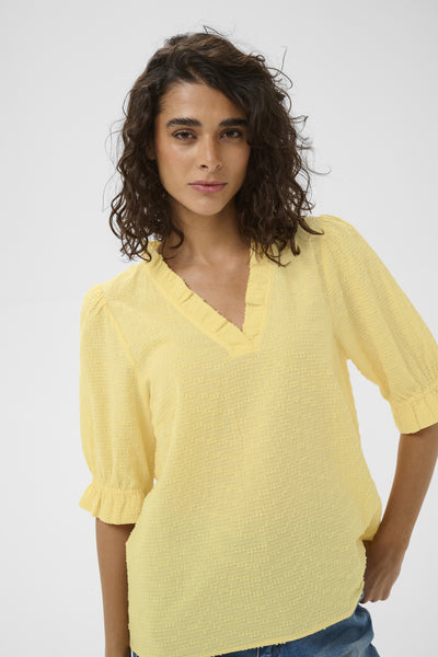 KApenelope Frill Blouse Sunlight - 130822 - 10512080 Thumbnail