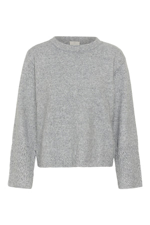 KAgro Pullover Knit Grey Melange - 100123B - 10512082