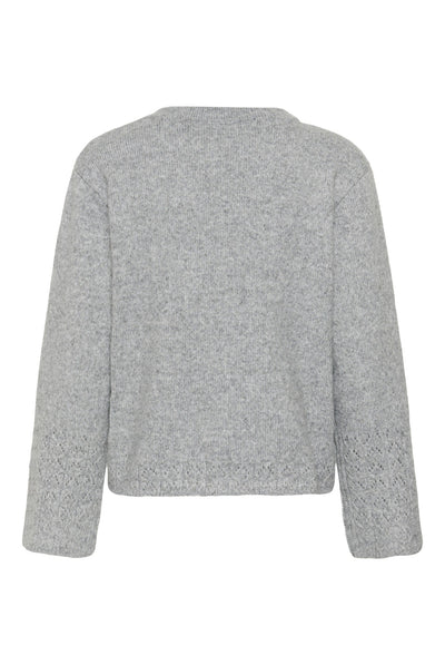KAgro Pullover Knit Grey Melange - 100123B - 10512082 Thumbnail