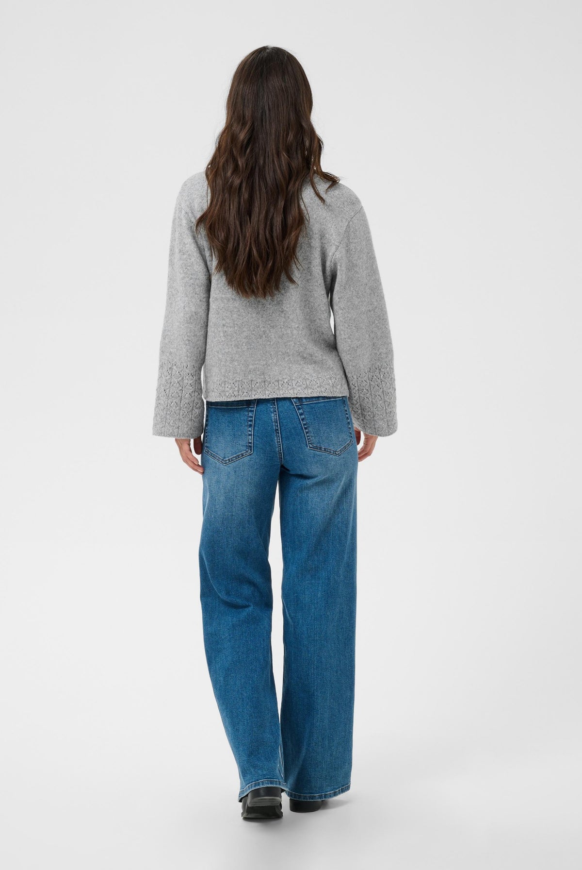 KAgro Pullover Knit Grey Melange - 100123B - 10512082