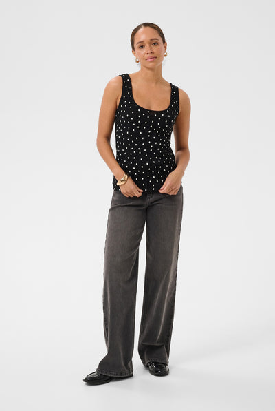 KAbella Top Black Deep/Chalk Dot - 109672 - 10512106 Thumbnail