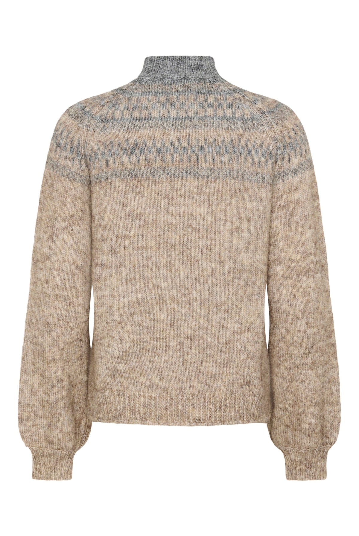 KAgerda Pullover Knit Brown Melange/Grey Melange - 1 - 10512134