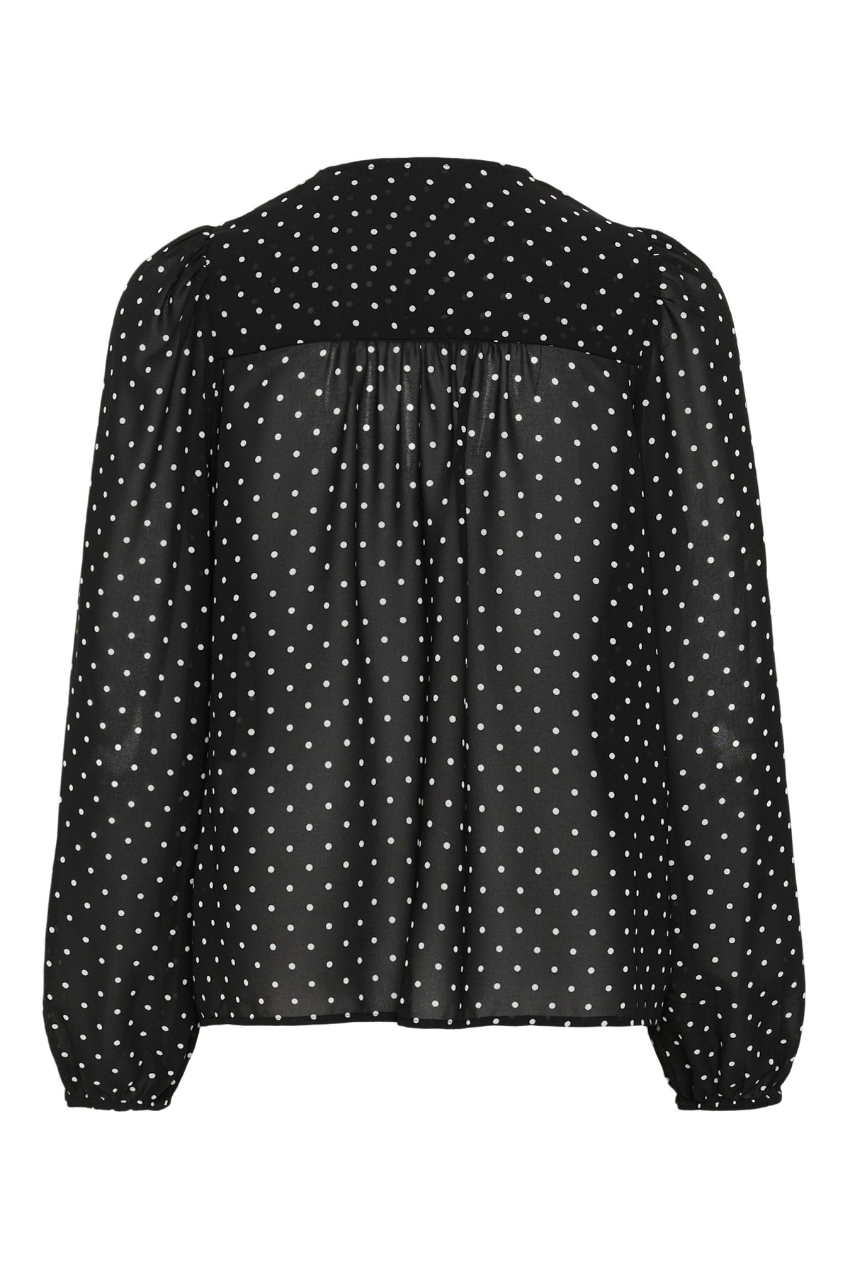 KAmindy Blouse Black W. White Dot - 109793 - 10512138