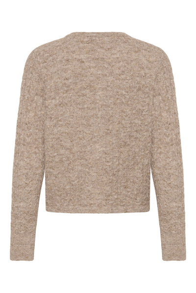 KAmelanie Cardigan Beige Melange - 109952 - 10512196 Thumbnail