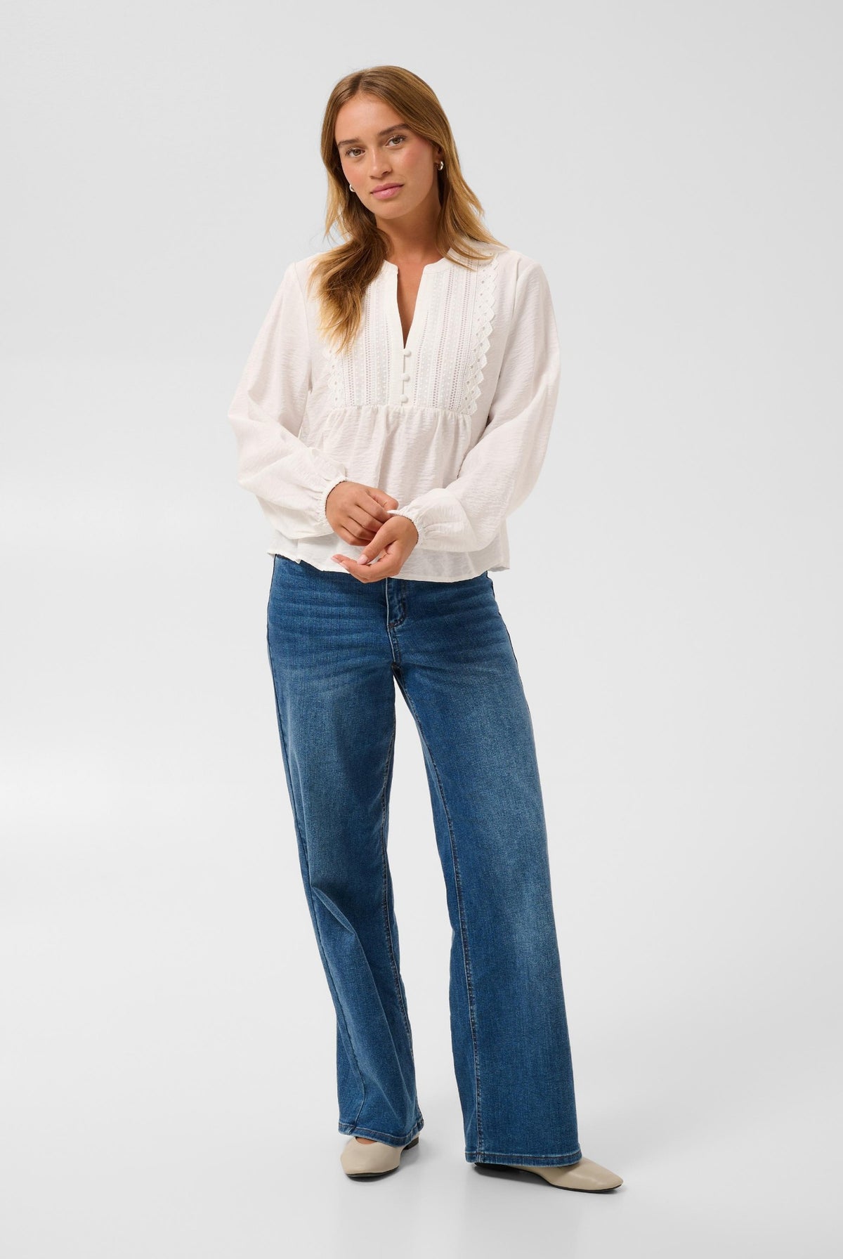KAgalina Blouse Chalk - 110602 - 10512202