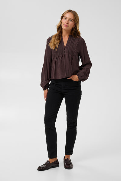 KAgalina Blouse Fudge - 191619 - 10512202 Thumbnail