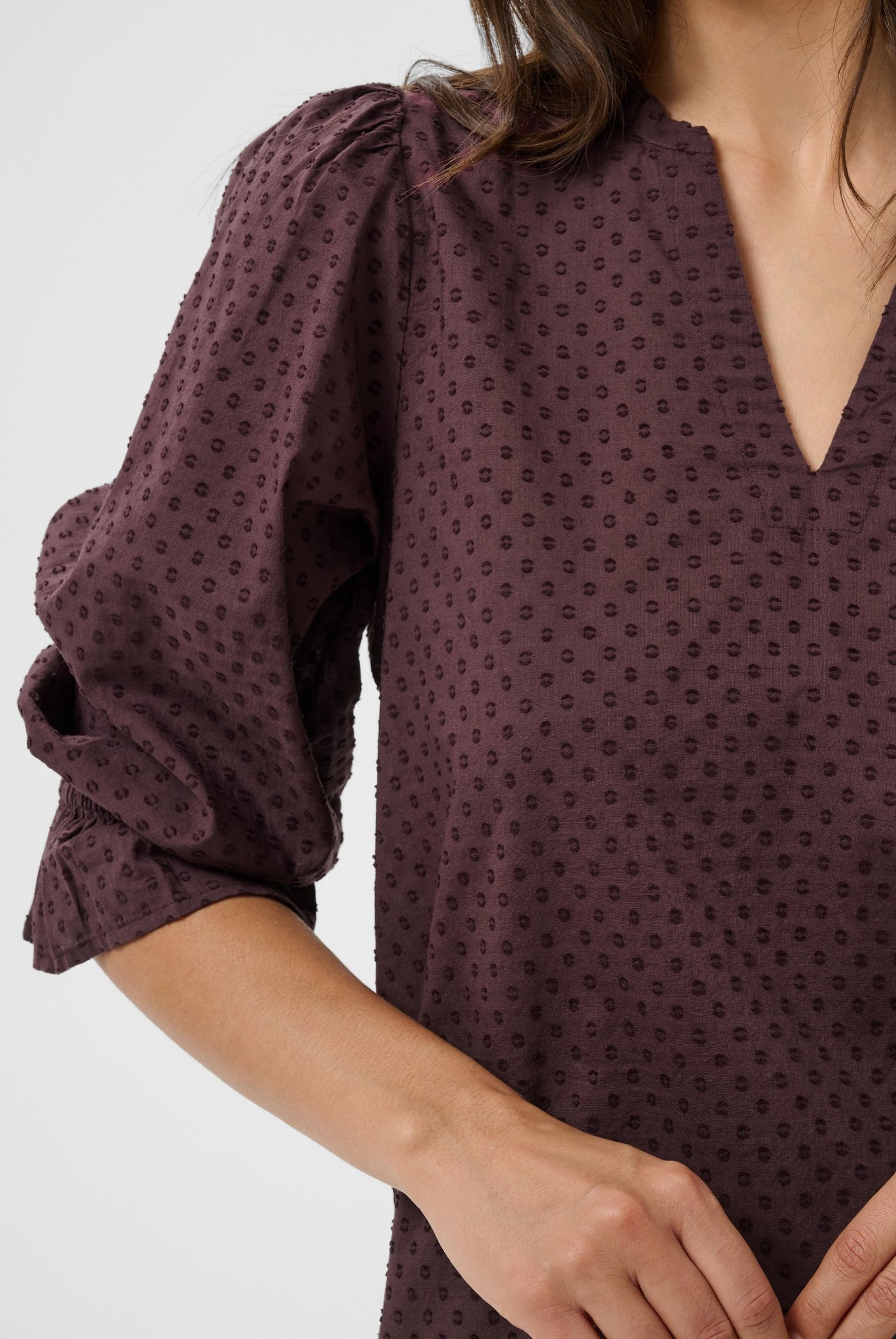KAjordis Blouse Fudge - 191619 - 10512209