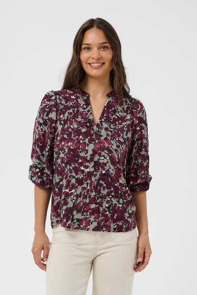 KAsirena Blouse Fudge Abstract Animal - 109785 - 10512211 Thumbnail