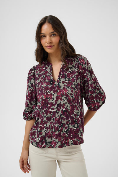 KAsirena Blouse Fudge Abstract Animal - 109785 - 10512211 Thumbnail