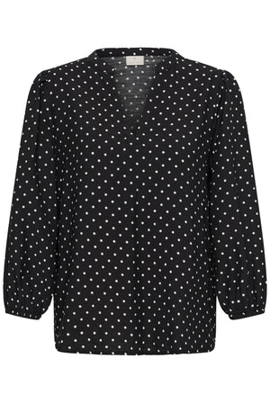 KAsirena Blouse Black W. White Dot - 109793 - 10512211