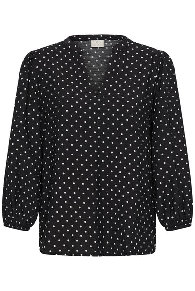 KAsirena Blouse Black W. White Dot - 109793 - 10512211 Thumbnail
