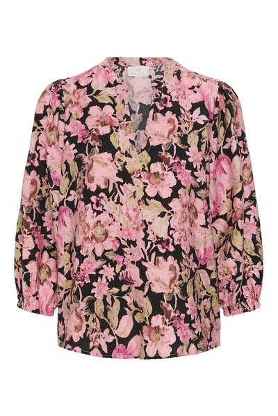 KAsirena Blouse Pink Flower Print - 109806 - 10512211 Thumbnail