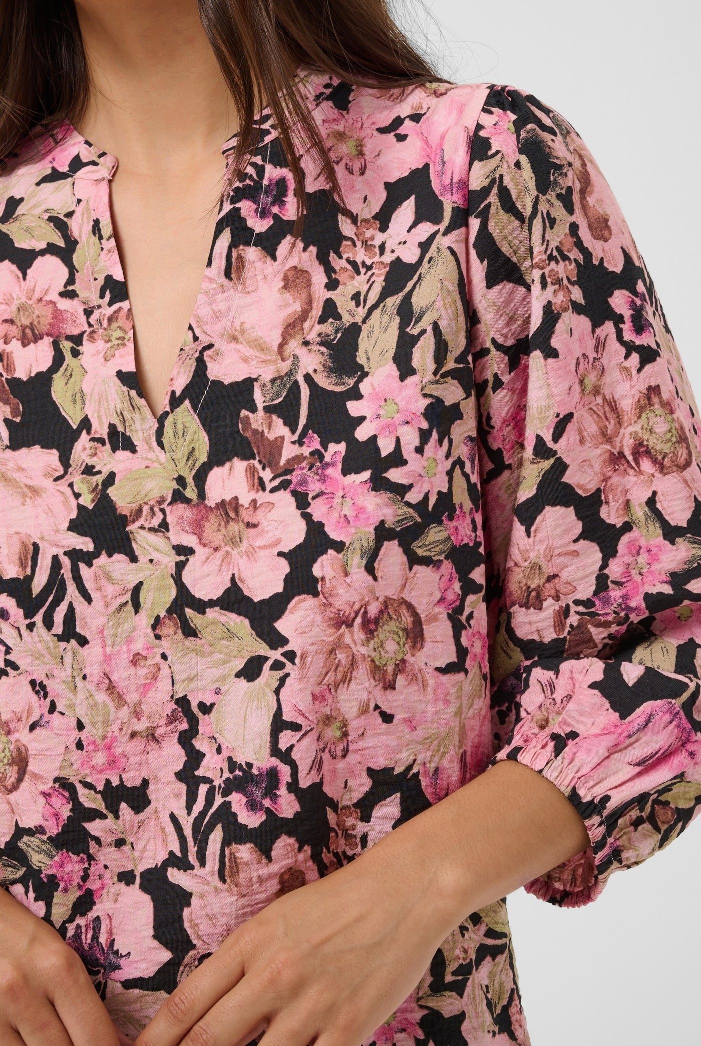 KAsirena Blouse Pink Flower Print - 109806 - 10512211