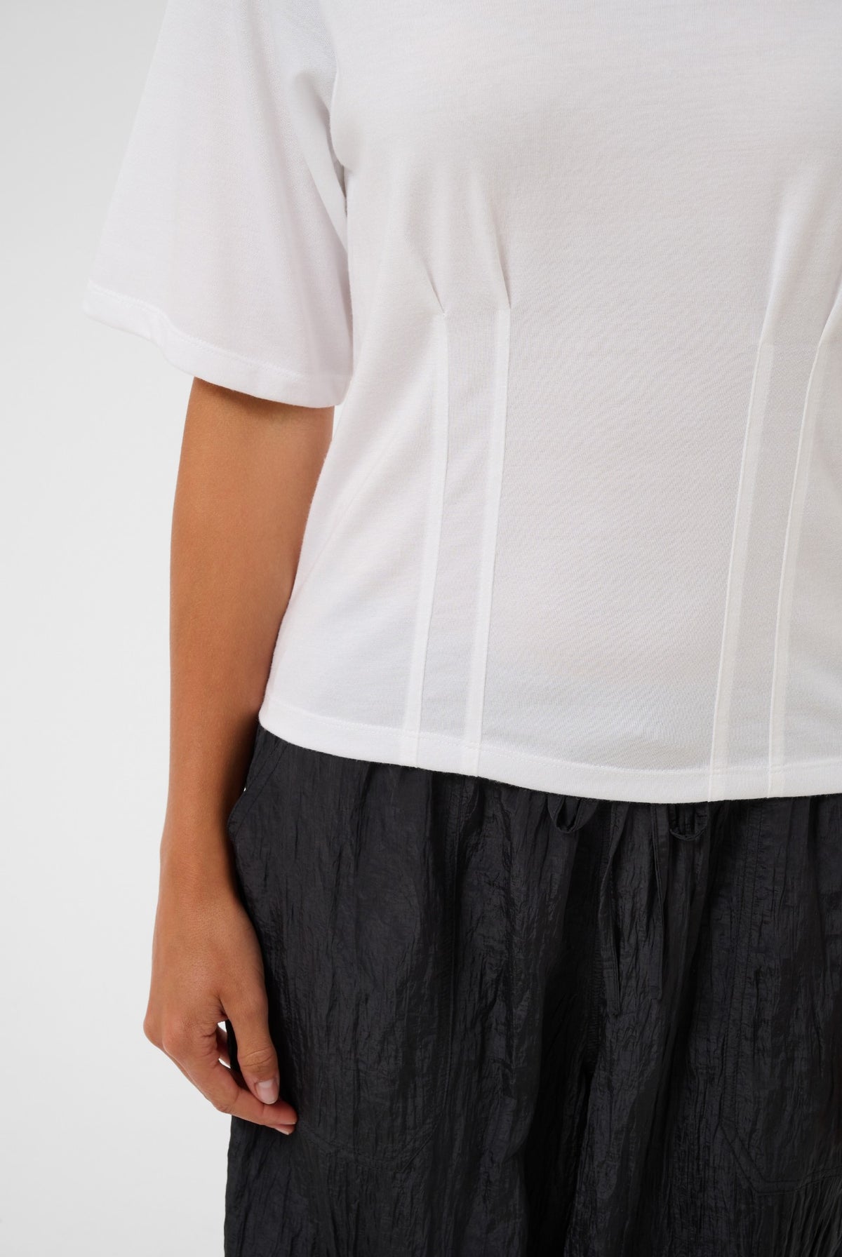 KAlise Pleat T-Shirt Optical White - 110601 - 10512212