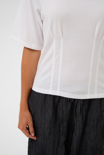 KAlise Pleat T-Shirt Optical White - 110601 - 10512212 Thumbnail