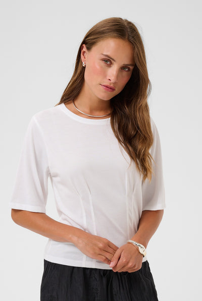 KAlise Pleat T-Shirt Optical White - 110601 - 10512212 Thumbnail