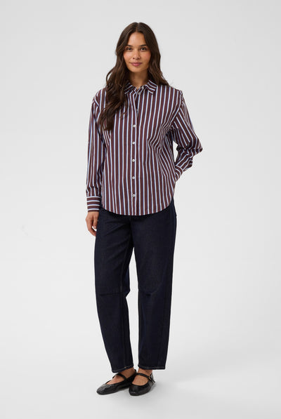 KAgavina Shirt Fudge/Chalk/Provance - 109921 - 10512227 Thumbnail