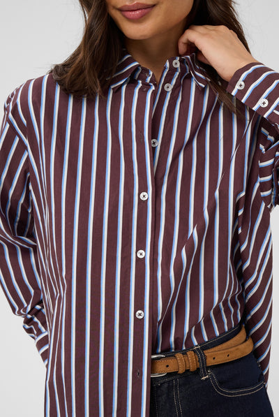 KAgavina Shirt Fudge/Chalk/Provance - 109921 - 10512227 Thumbnail