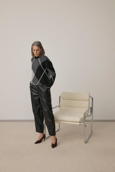 KAarense Barrel Pants Black Deep - 100121 - 10512230 Thumbnail