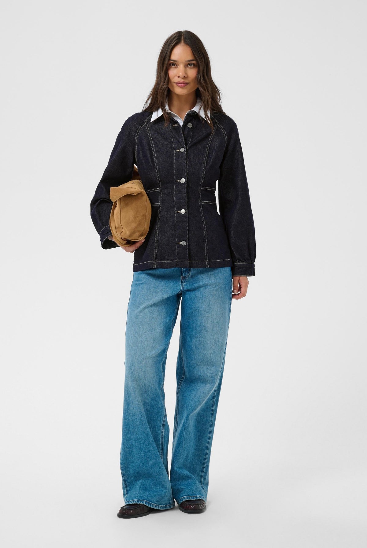 KAghita Denim Shirt Dark blue unwashed denim - 109 - 10512244