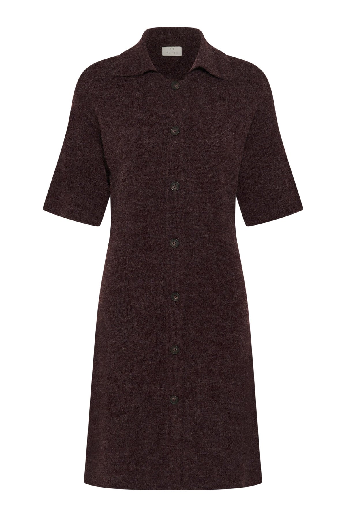 KAsigne Knit Dress Fudge Melange - 1916191 - 10512250